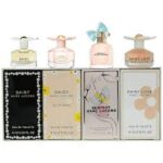 Marc Jacobs Daisy Gift Set 4 Pcs. DAISY 4ML EDT + DAISY EAU SO FRESH 4ML EDT + DAISY LOVE 4ML EDT + MJ PERFECT 5ML EDP  (INDIVIDUALLY] W